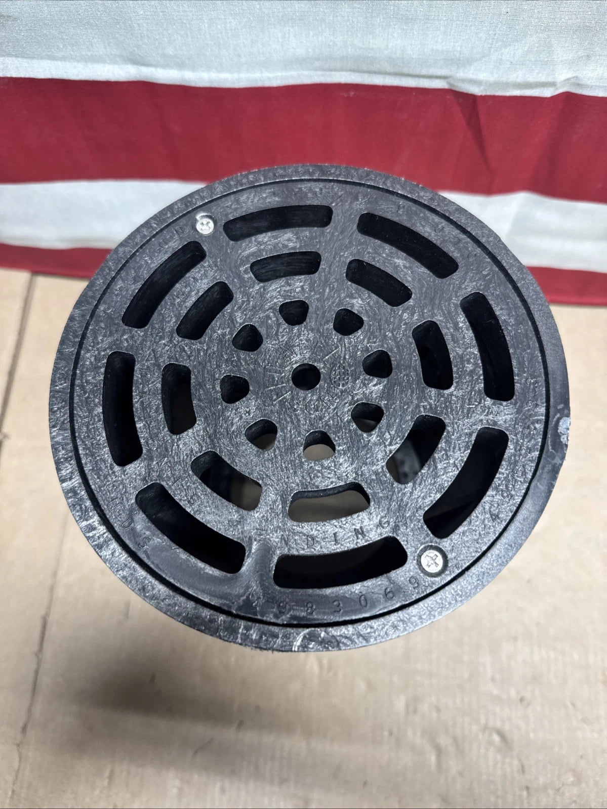 NDS 6 in x 4 in x 9 in Plastic Flo Well Surface Drain Catch Basin Inlet FWSD69