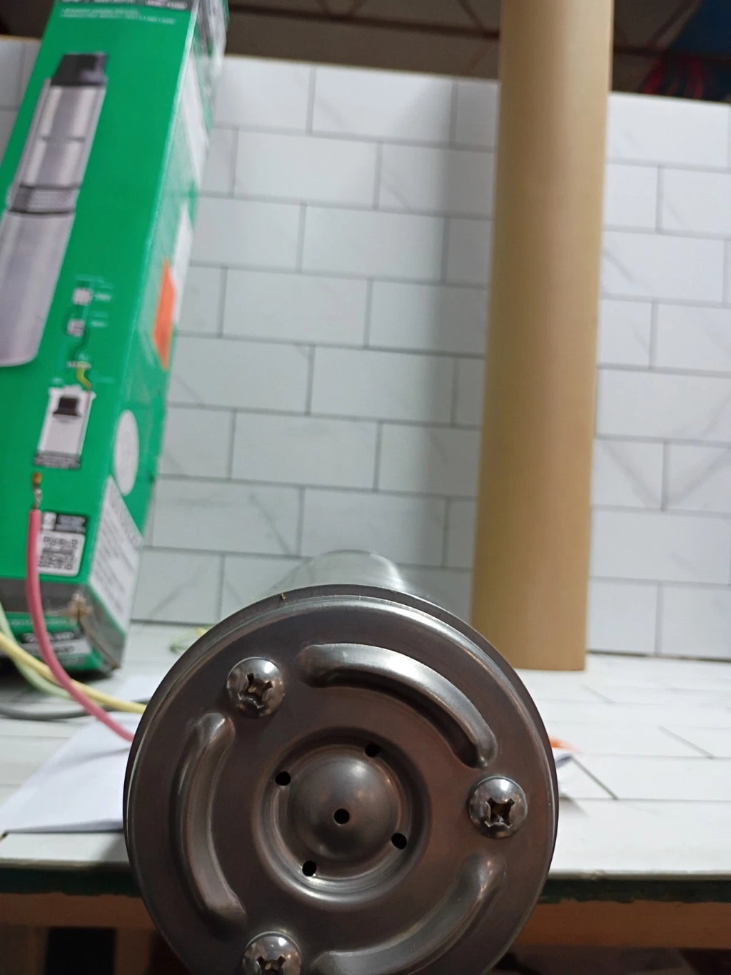 Everbilt 3/4 HP Submersible 3-Wire Motor 10 GPM Deep Well Potable Water Pump OB