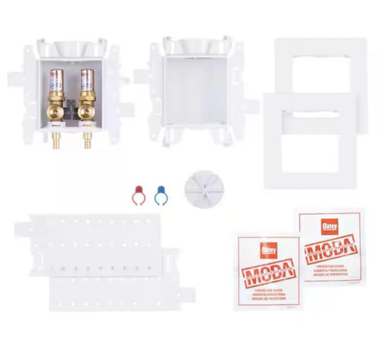 OATEY MODA 37611 Washing Machine Outlet Box 1/2” W/ Arestors