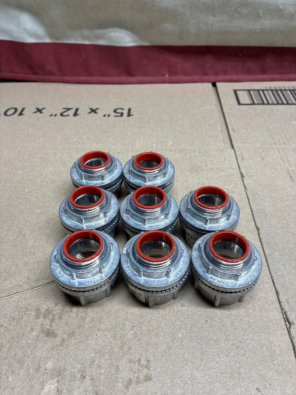 8-PK 3/4" Rigid Metal Conduit Hub Water Tights R090, 811108037610 OPEN BOX
