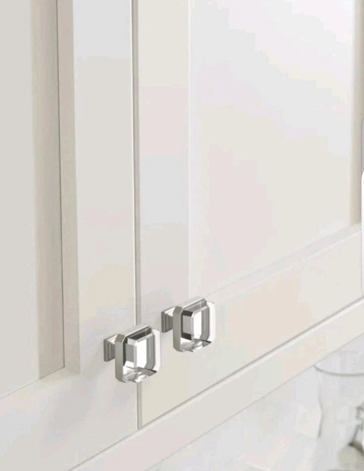(1) Glacio Clear Satin Nickel Cabinet Knob BP36975CG10 Drawer OB New
