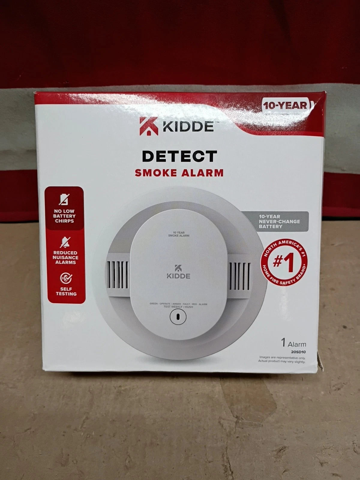 Kidde 20SA10 Detect Smoke Alarm - 10 YEAR Battery