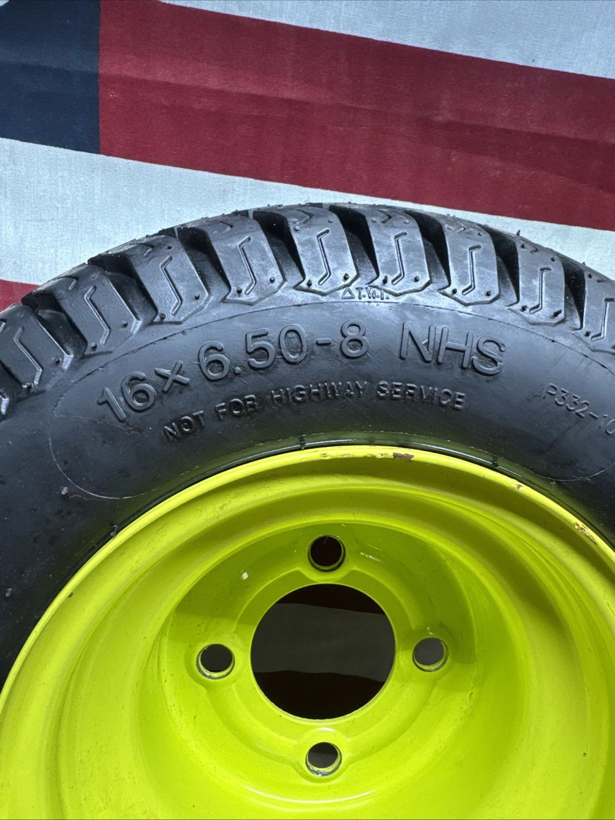 Rear Wheel And Tire For Ryobi Z30Li 80V Zero Turn Lawn Mower