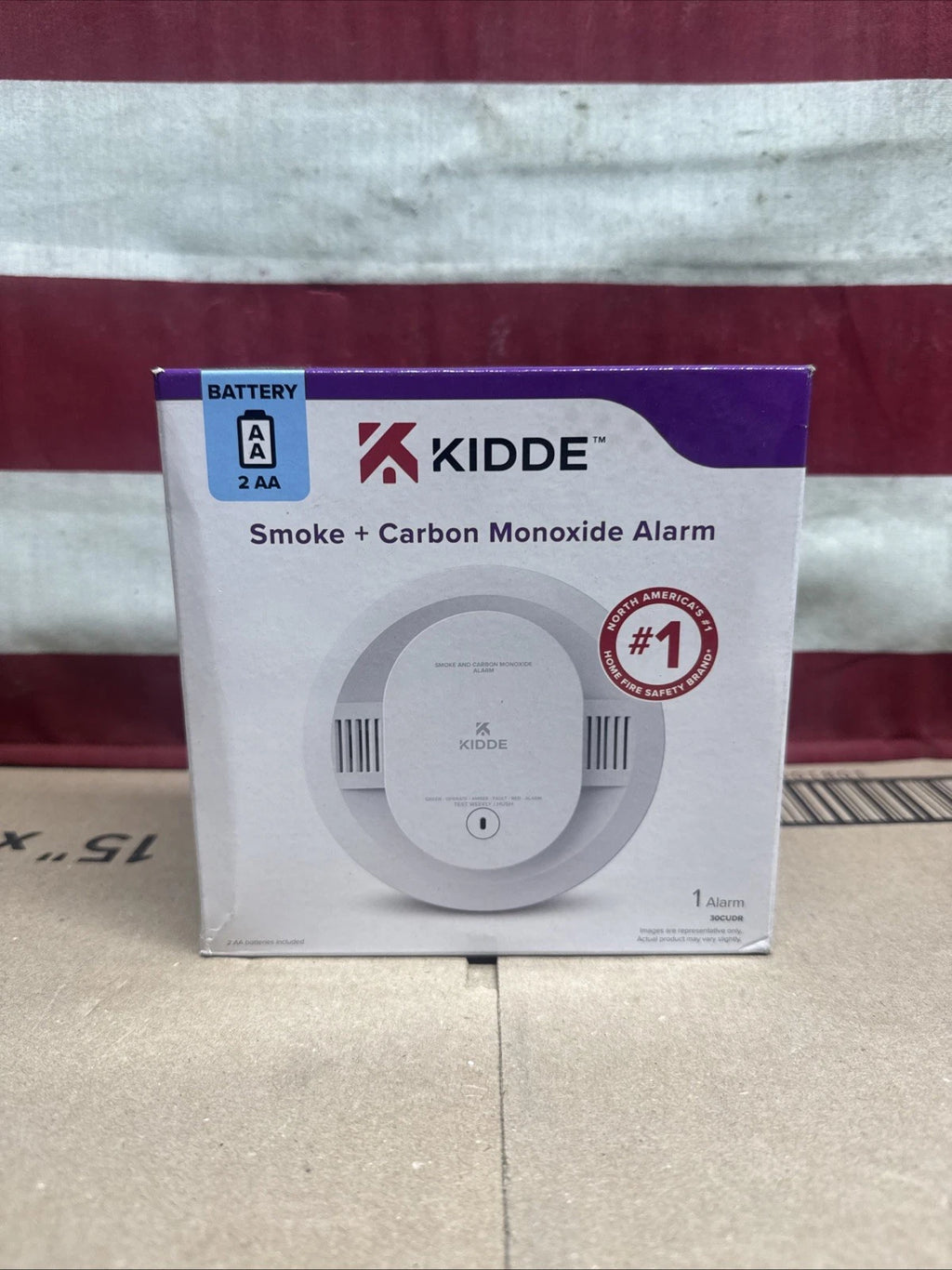 Kidde (30CUDR) AA Battery Powered Smoke & Carbon Monoxide Detector
