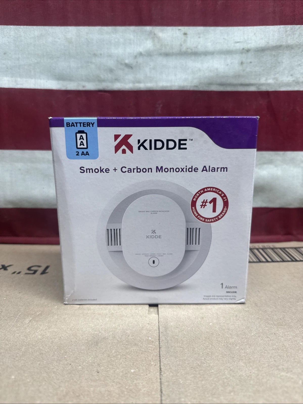 Kidde (30CUDR) AA Battery Powered Smoke & Carbon Monoxide Detector