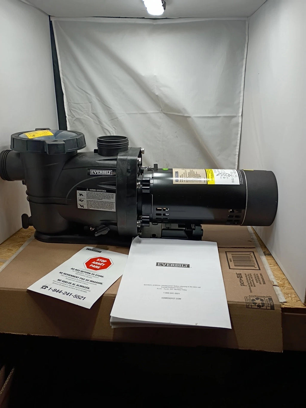 Everbilt 1 HP Pool Pump InGround 2 Speed 230V (Model SPP10002-2SP) NEW OB