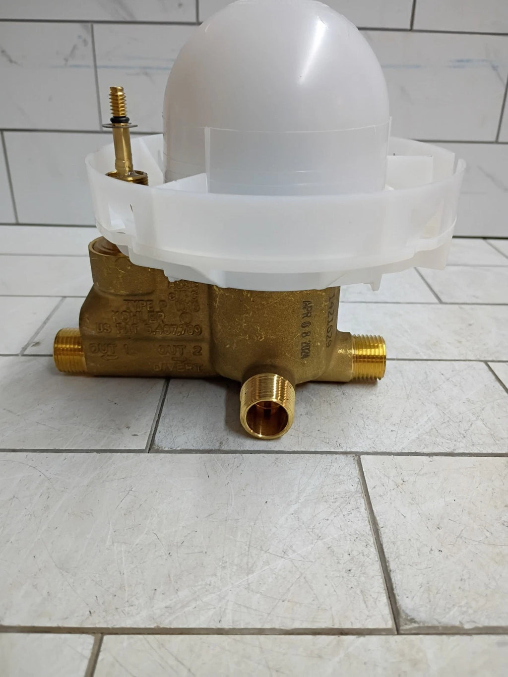 Kohler K-11748-K-NA 1/2" Pressure-Balancing Valve with Push-Button Diverter OB
