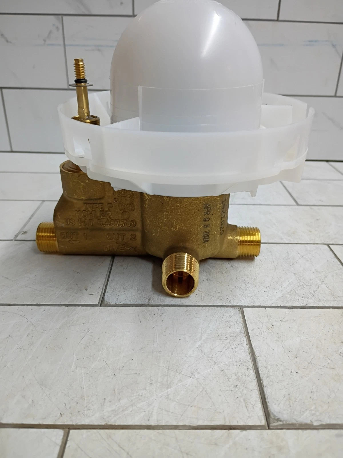 Kohler K-11748-K-NA 1/2" Pressure-Balancing Valve with Push-Button Diverter OB