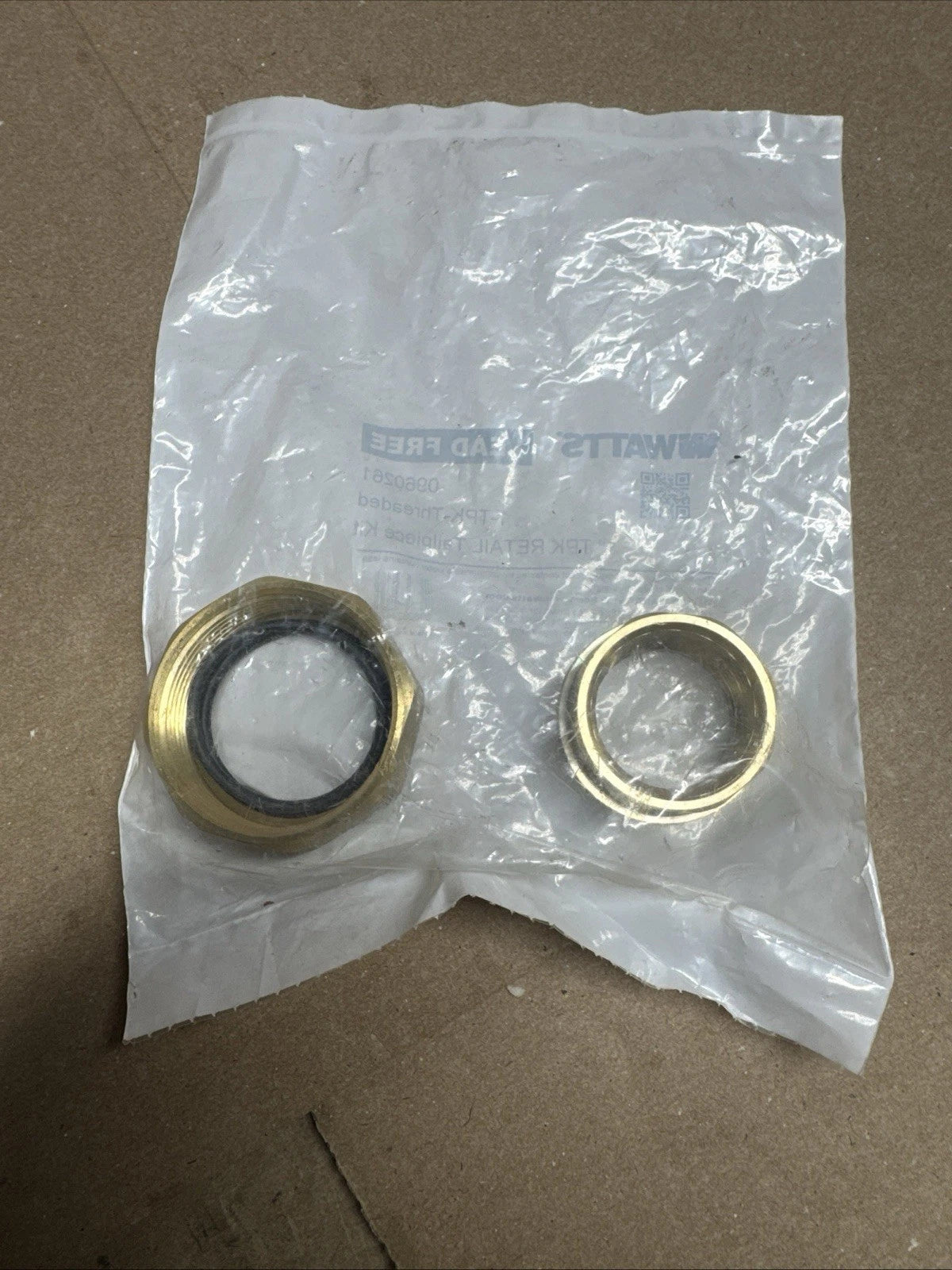 0960261 Watts 1" FIP Threaded Brass Tailpiece Replacement Kits Lead Free
