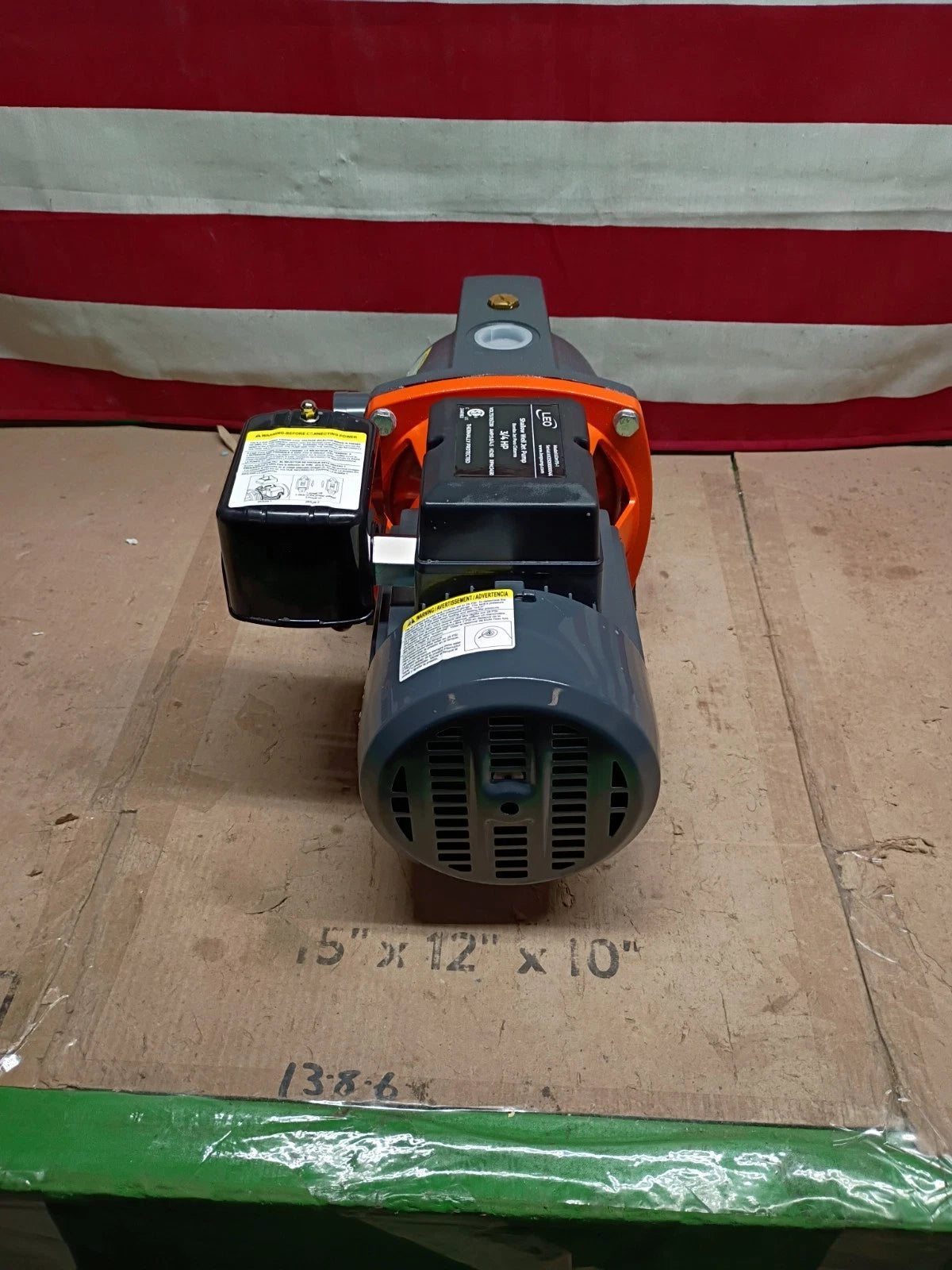 Leo UJm75-1, 3/4 HP 115/230-Volt Cast Iron Shallow Well Jet Pump, Open Box,