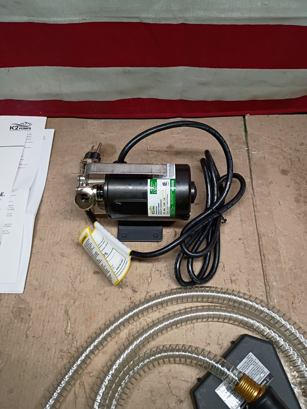 K2 UTT01004K Pumps 1/10 HP Compact Non-Submersible Transfer Pump, Open Box,