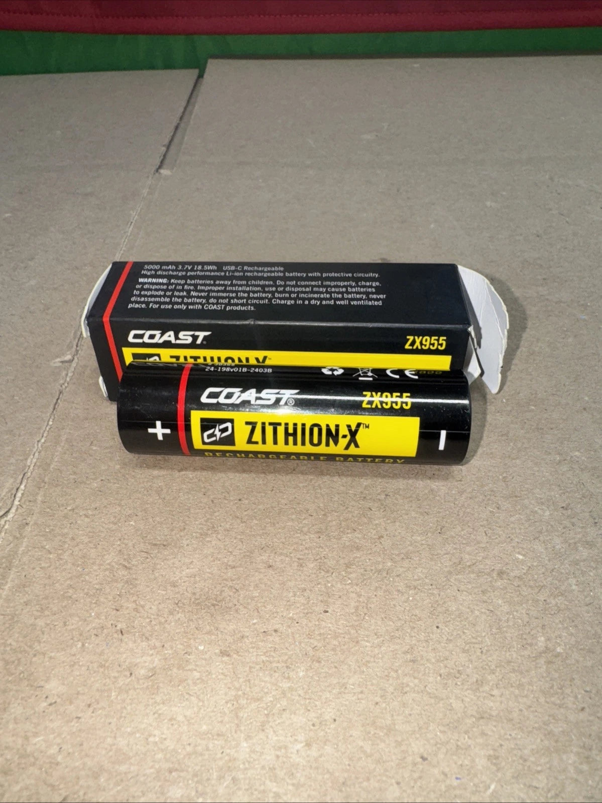 Coast ZX955 ZITHION-X Li-Ion Rechargeable Battery for The EAL18, PM300,...