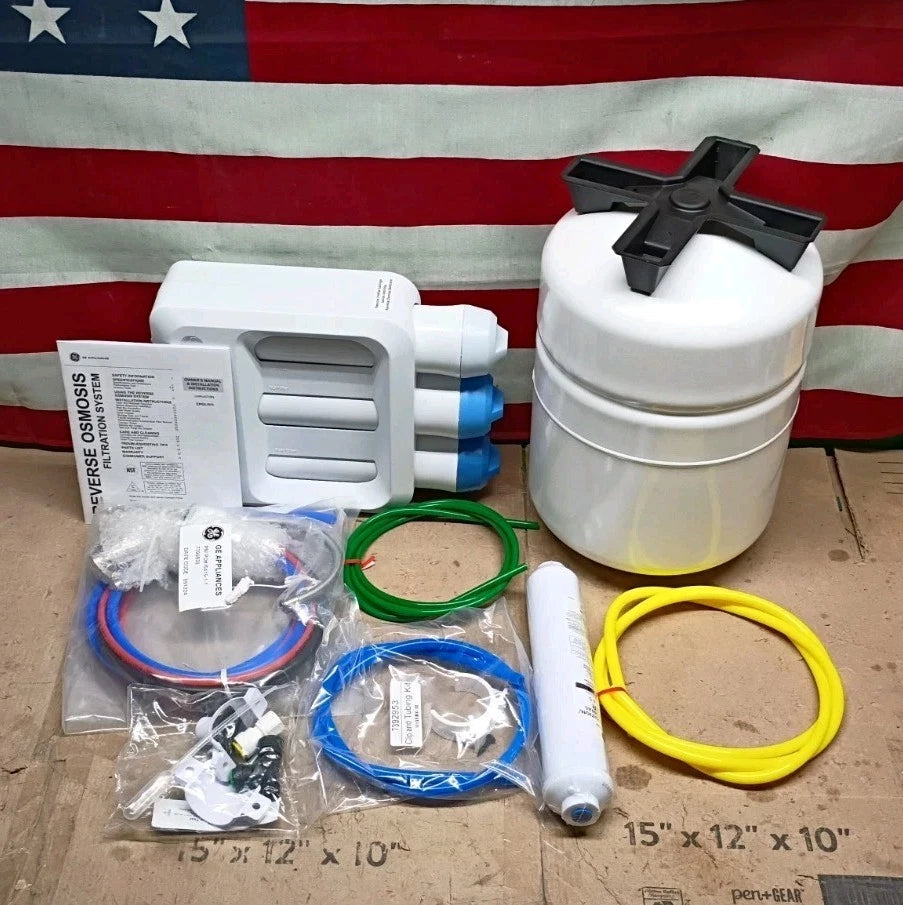 GE GXRV40TBN Under Sink 5-Stage Reverse Osmosis Water Filtration System, Openbox