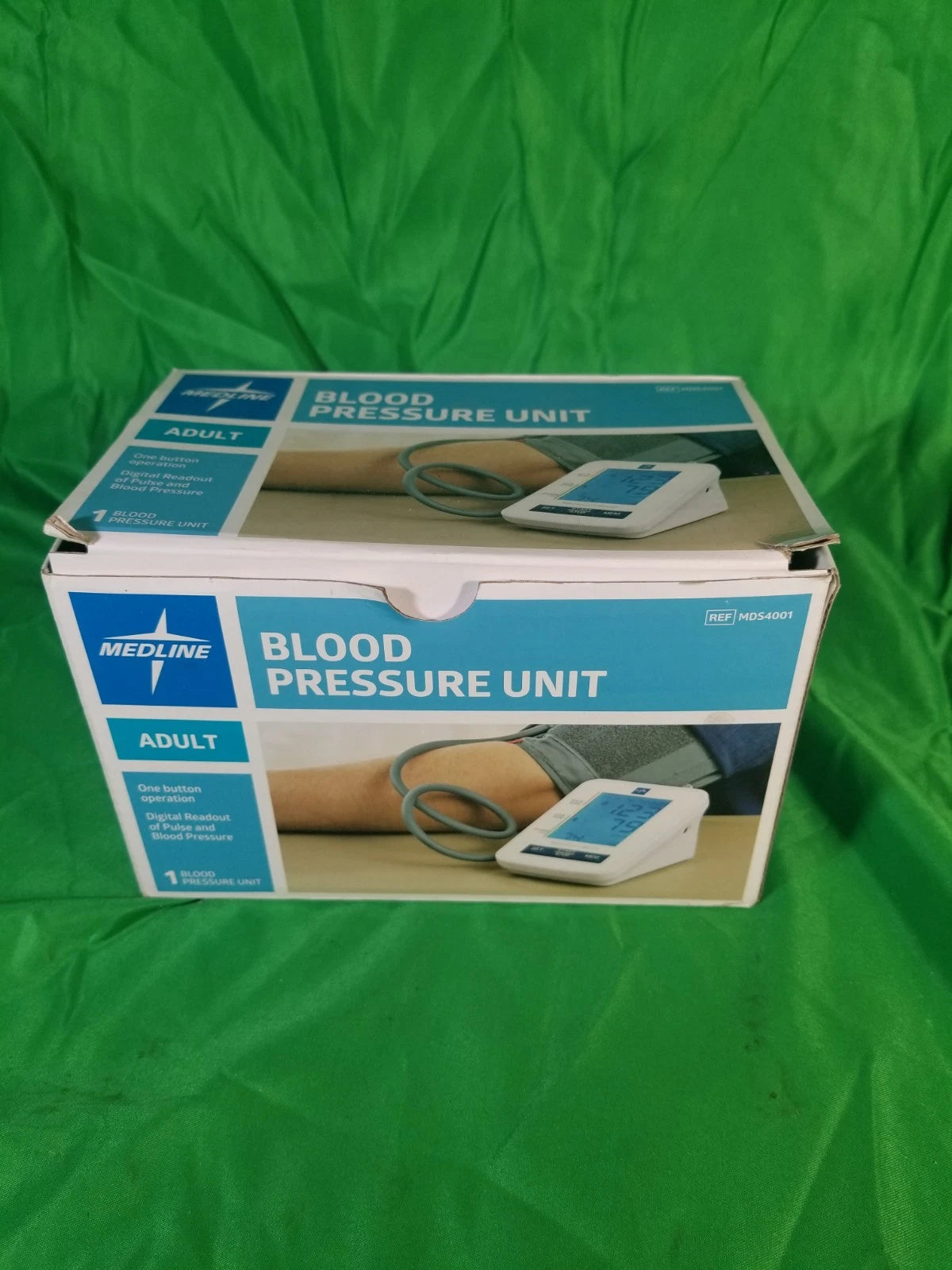 New Medline Blood Pressure Unit Adult One Button Operation MDS4001LAT LARGE