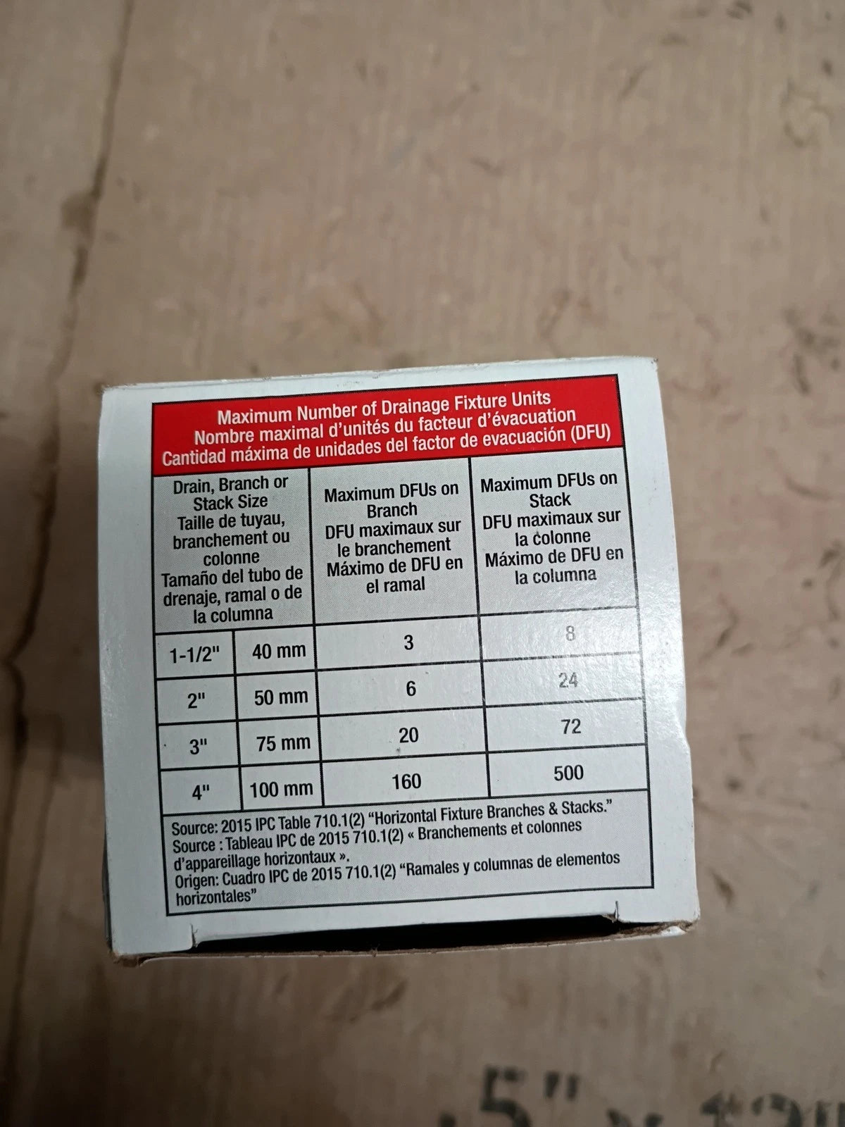 8pk Oatey 39016, Sure-Vent 1-1/2 in. x 2 in. PVC Air Admittance Valve New OB