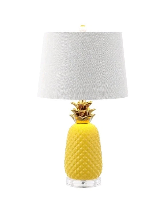 JONATHAN Y Lighting JYL4019 Pineapple 23" Tall LED Buffet Table - Gold