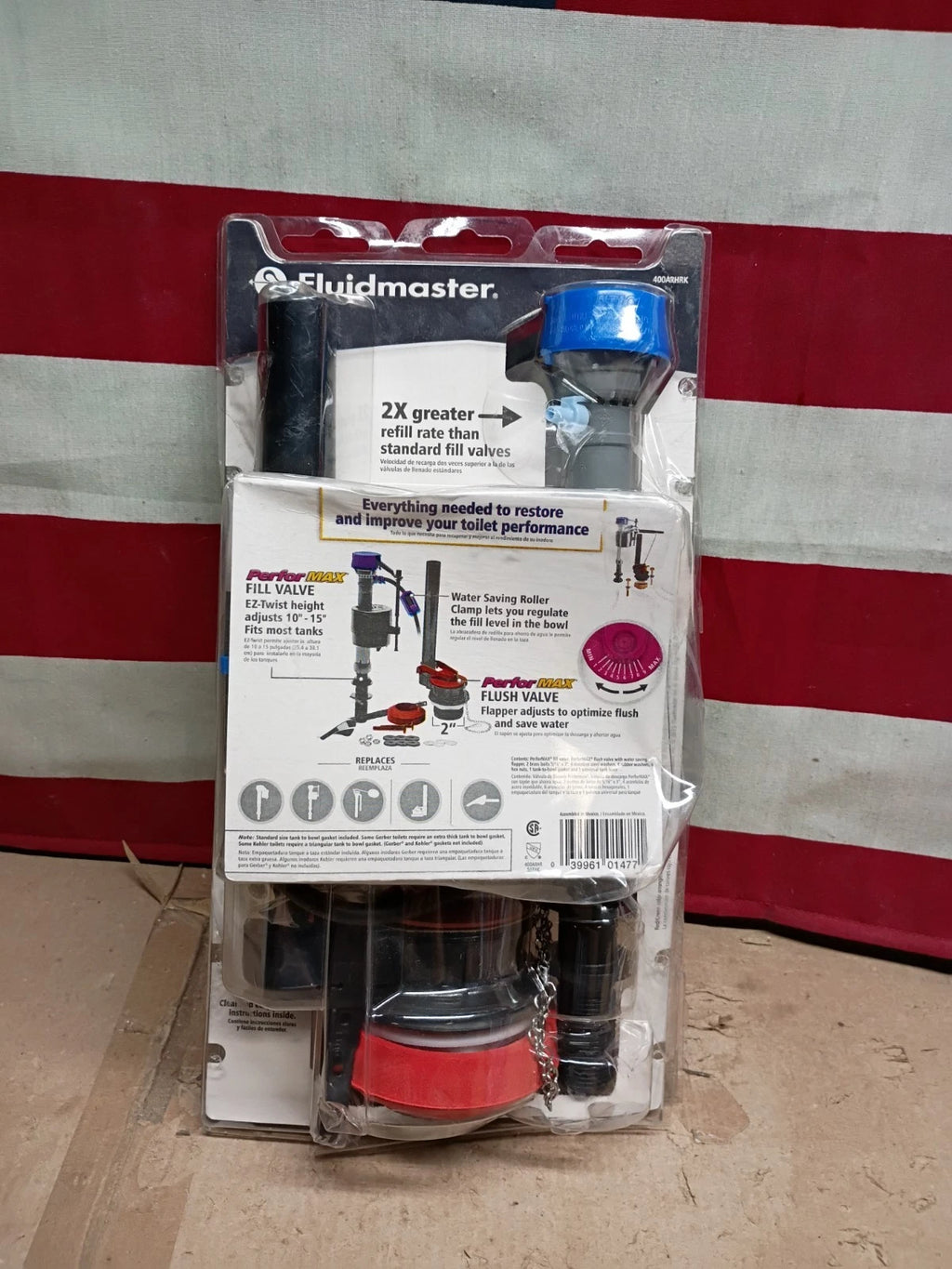LOT OF 9 Fluidmaster 400ARHRK Universal Complete Toilet Rebuild Repair Kit 10 OB