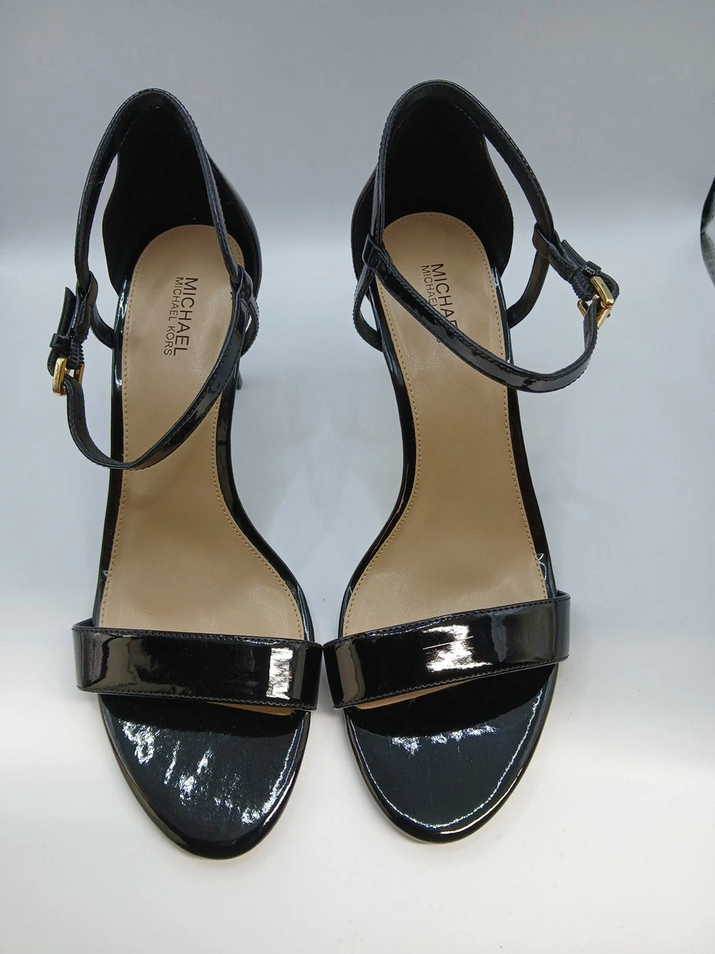 MICHAEL KORS Size 8.5M Simone Mid Leather Women's Sandals
