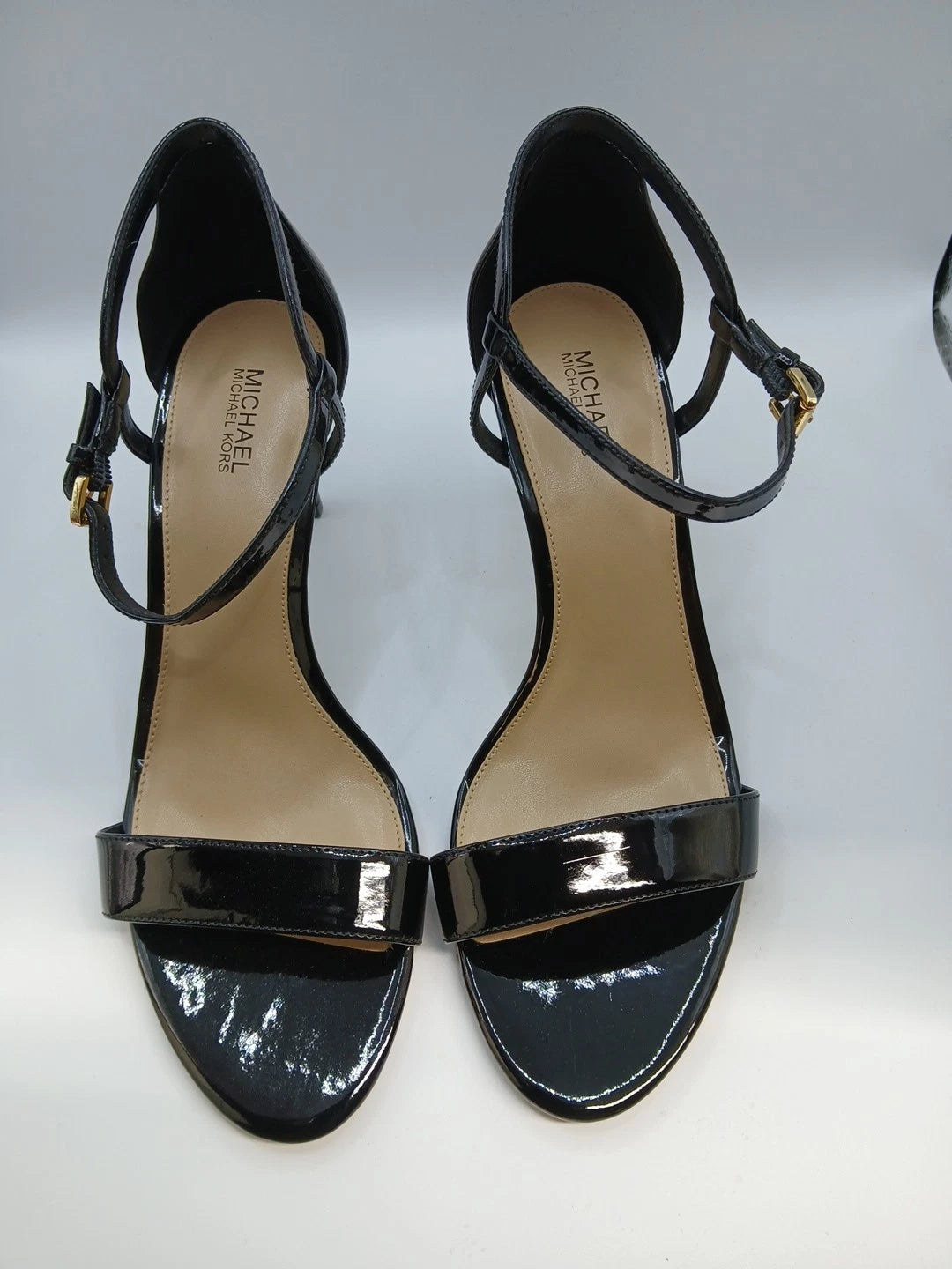 MICHAEL KORS Size 8.5M Simone Mid Leather Women's Sandals