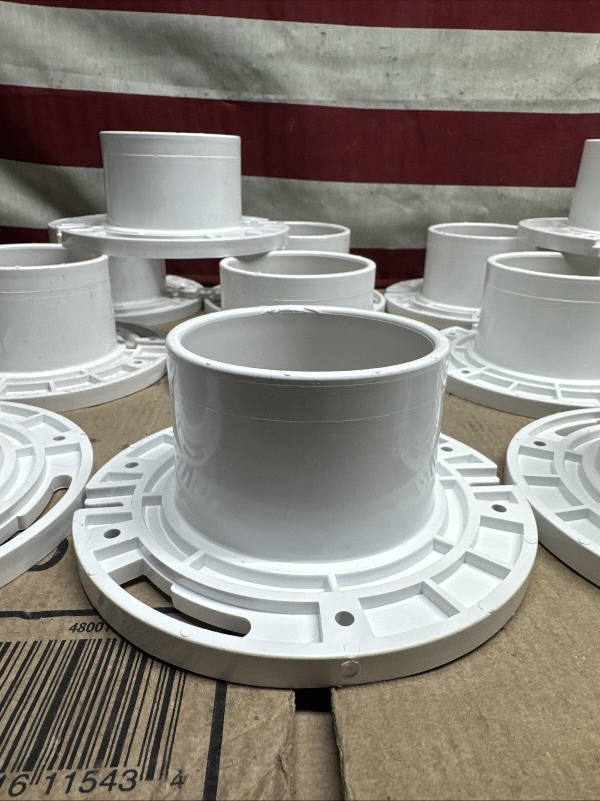 14pk Toilet Flange Hub 435252 3" x 4" New Open Box 038753435251