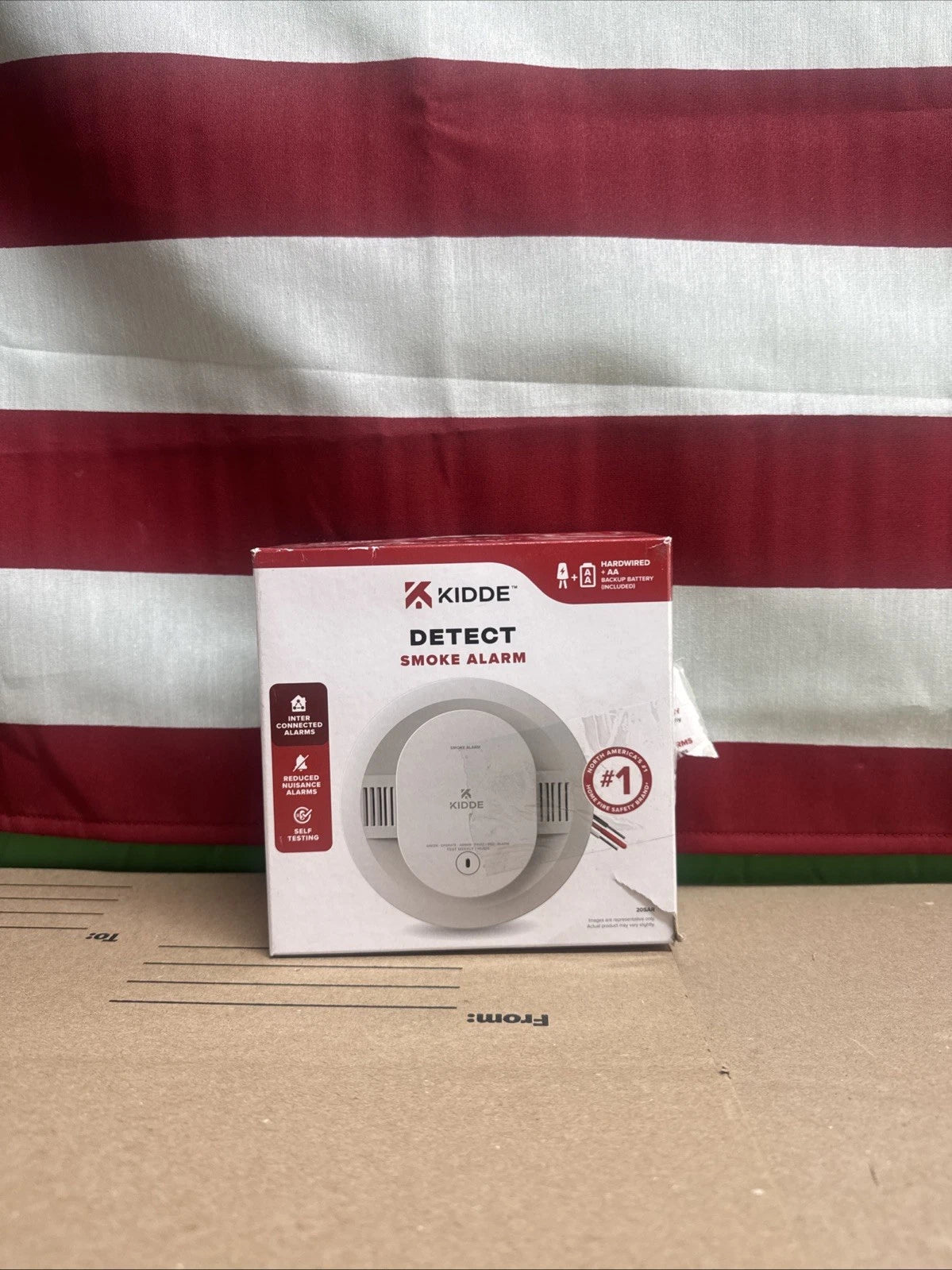 Kidde Detect Inter Connected Hardwired w/Battery Back-up Smoke Alarm Model 20SAR