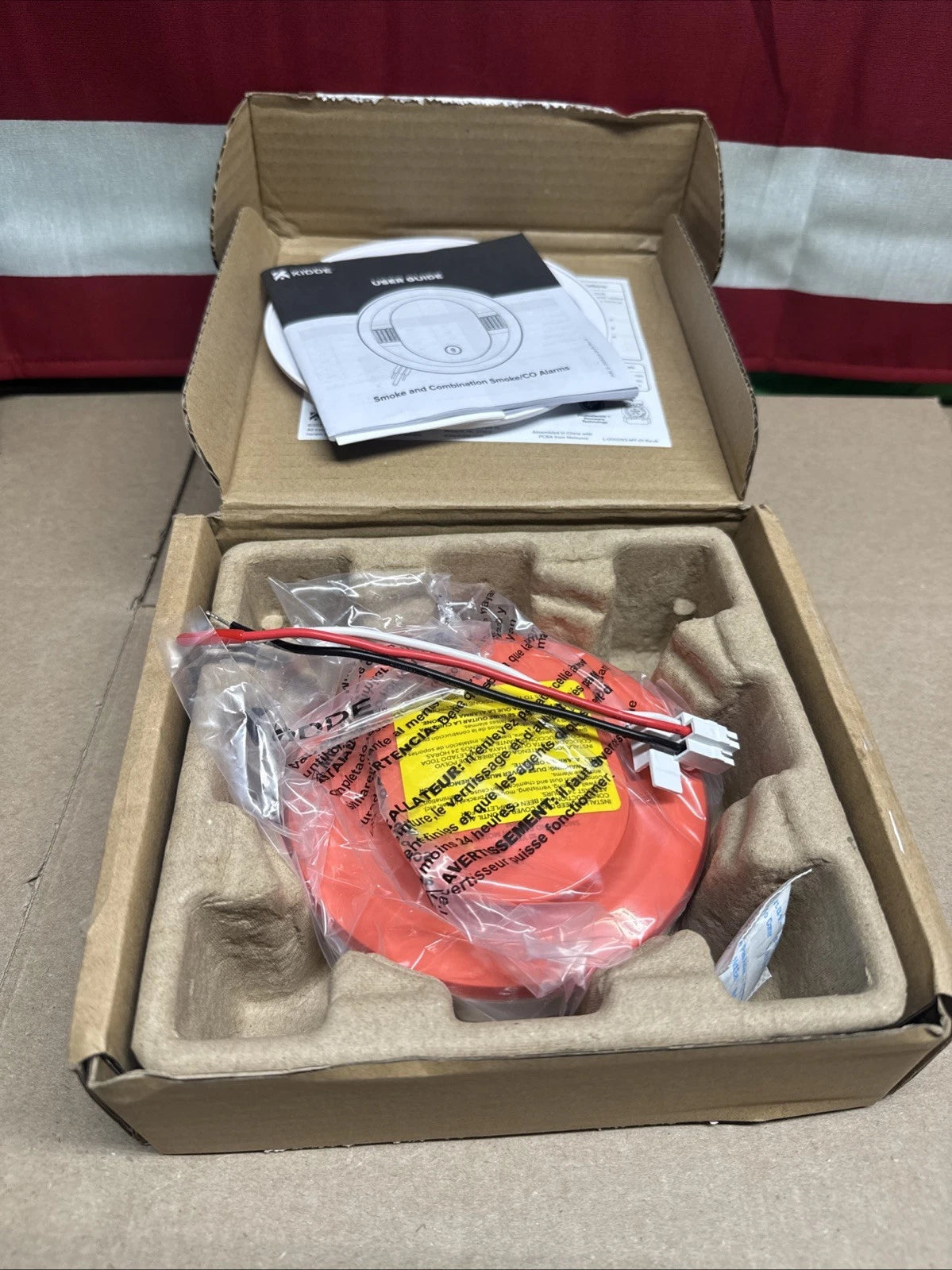 Kidde Combination Photoelectric Smoke & Carbon Monoxide Alarm 30CUA10