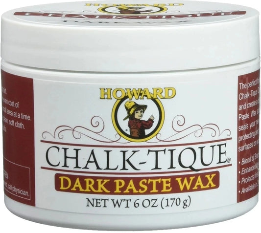 2pck Howard Products Chalk-Tique Dark Paste Wax for Wood - 6 Ounce