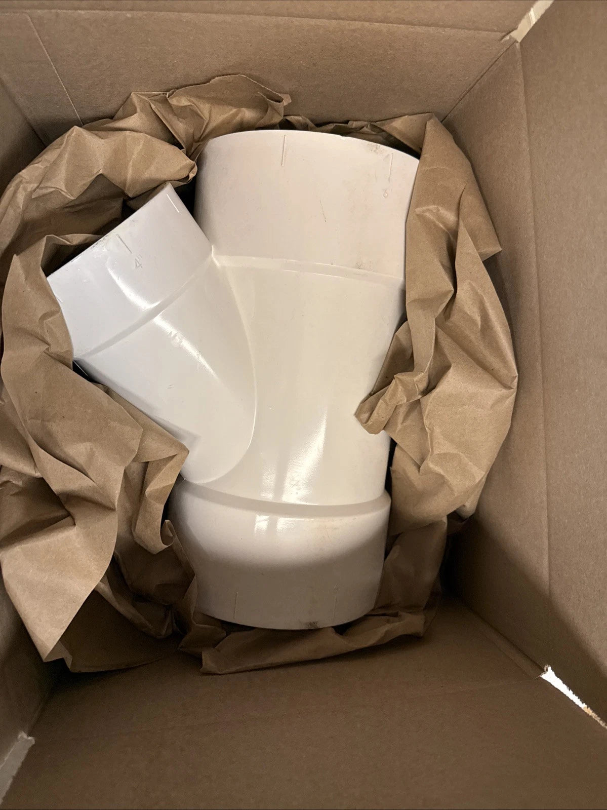 Charlotte Pipe 6” x 6” x 4” PVC DWV WYE Reducing
