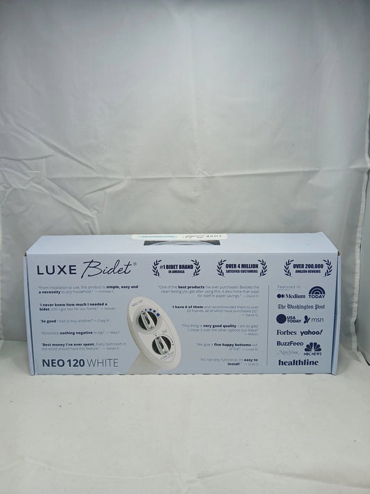 LUXE Bidet NEO 120 - Self-Cleaning Nozzle, Fresh Water Non-Electric Bidet