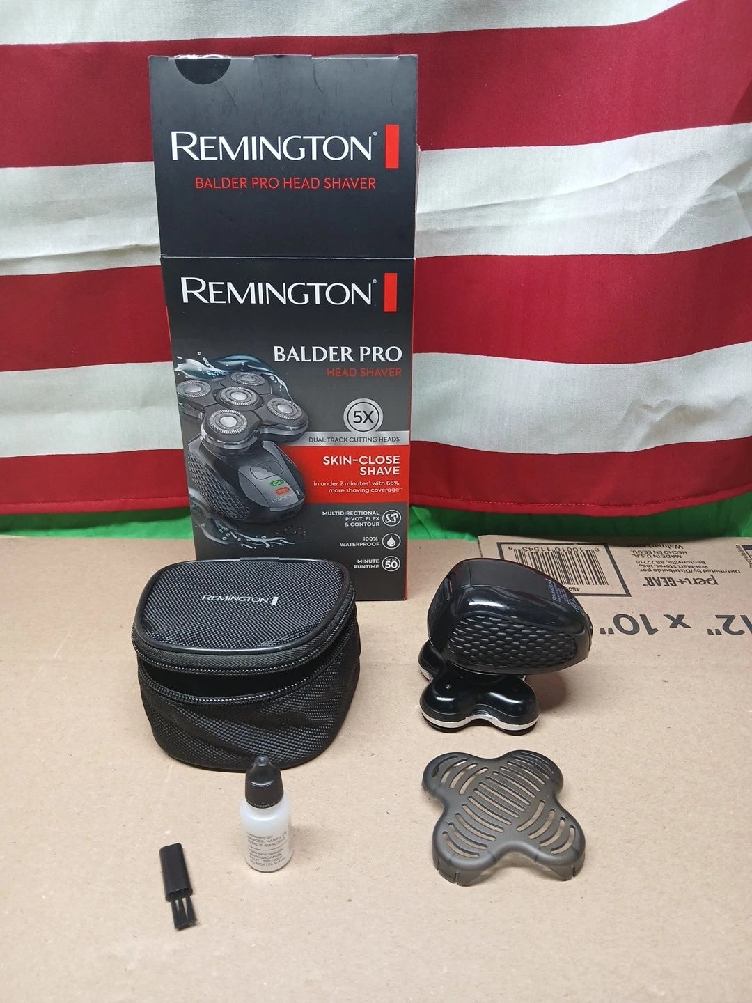 Remington Balder Boss 5x Wet/Dry Electric Razor for Precision Head Shaving -Used