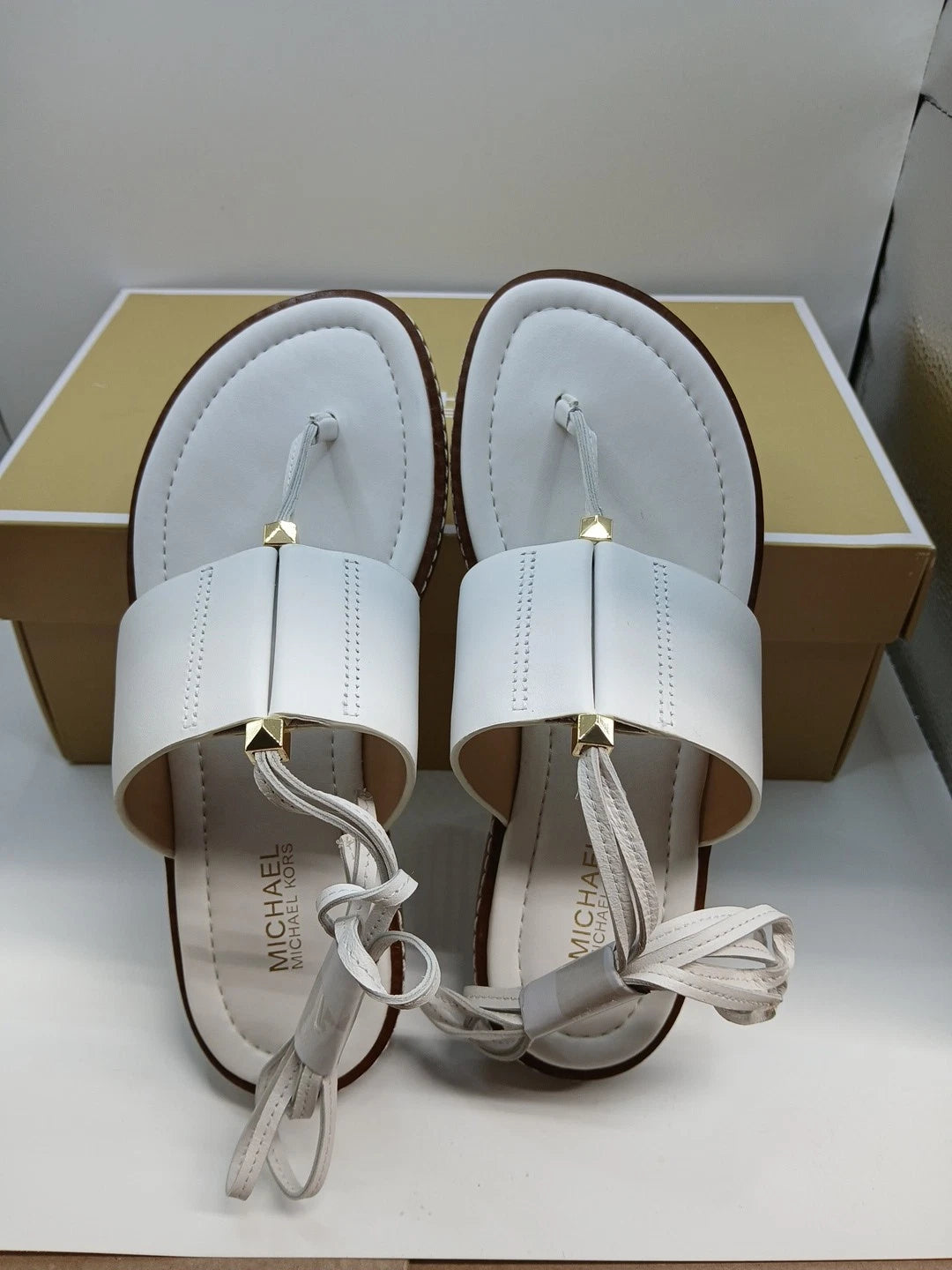 Michael Kors Orig Marlon leather Optic White 5M