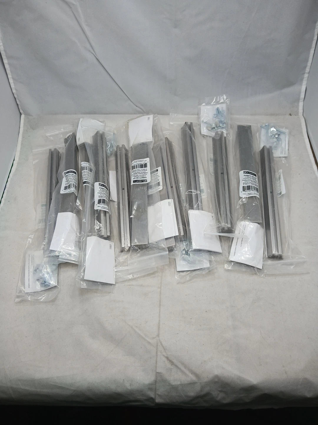 12pck Liberty Inclination Adjusta-Pull 2" to 8-13/16" Satin Nickel Drawer Pulls.