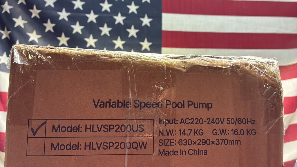 VEVOR Variable Speed Pool Pump 2 HP 220V 145 GPM In/Above Swimming Pool Pump