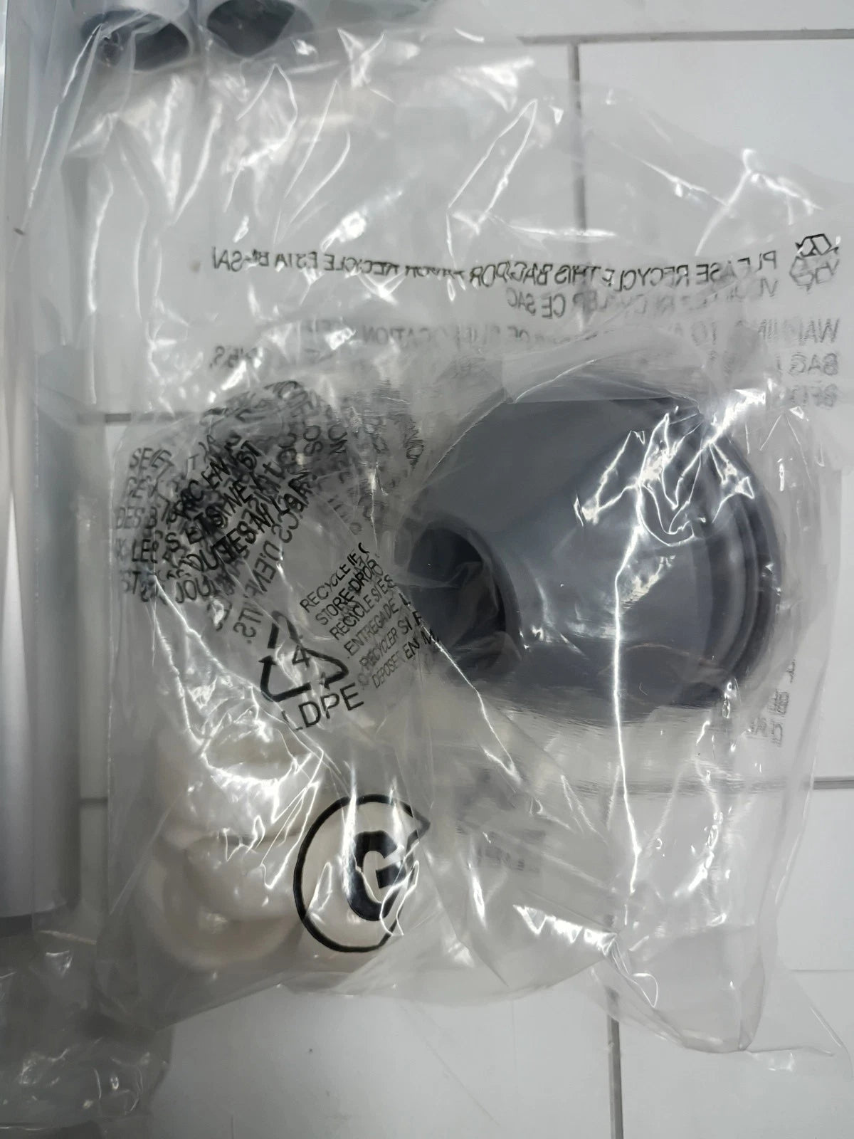 Zenna Home 2140ALK Never Rust Corner Shower Satan Chrome New Open Box