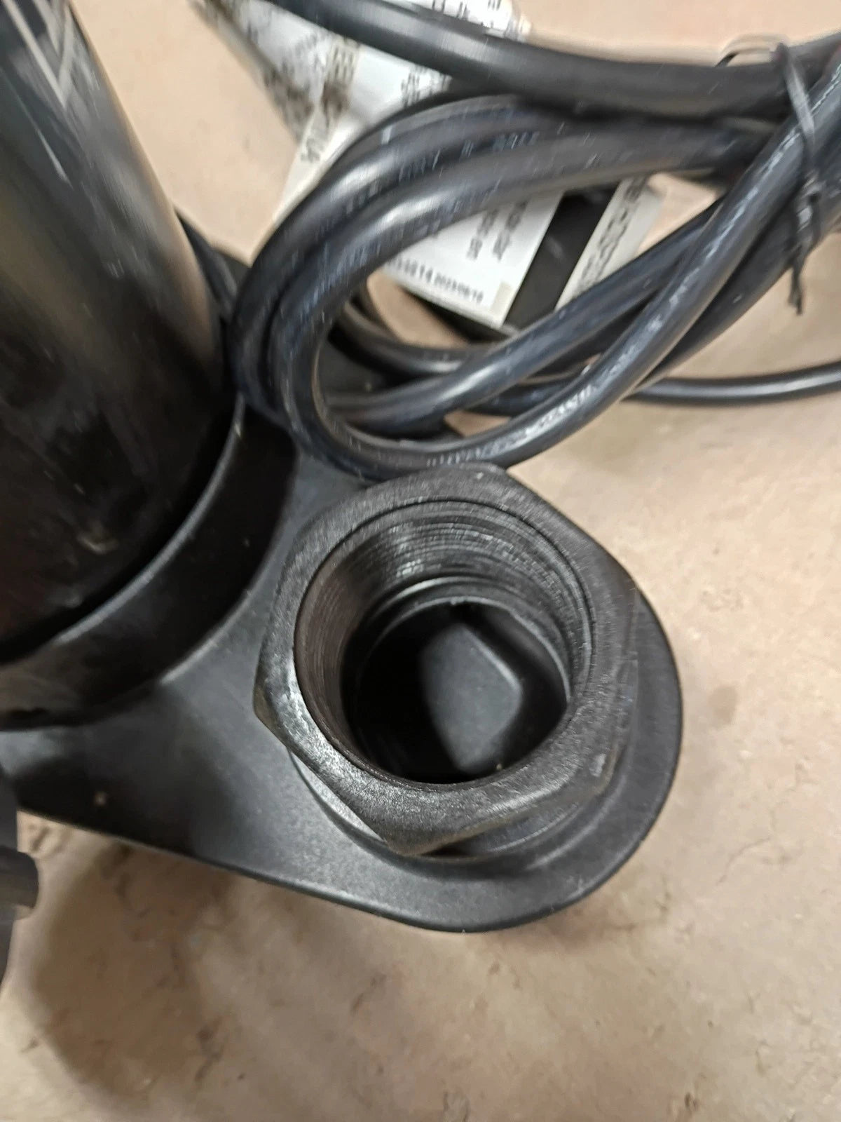 Everbilt 1/3 HP Corrosion Resistant Aluminum Sump Pump w/ Tether Switch Used.