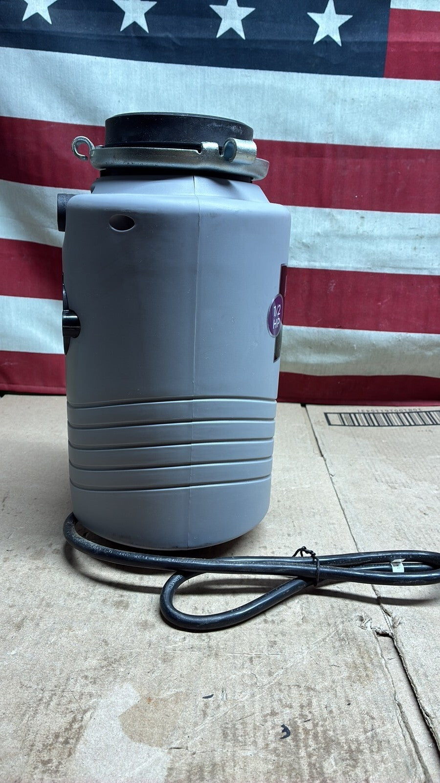 Glacier Bay TurboGrind 1/2 Hp Garbage Disposal with Power Cord OB. *DESCRIPTION*