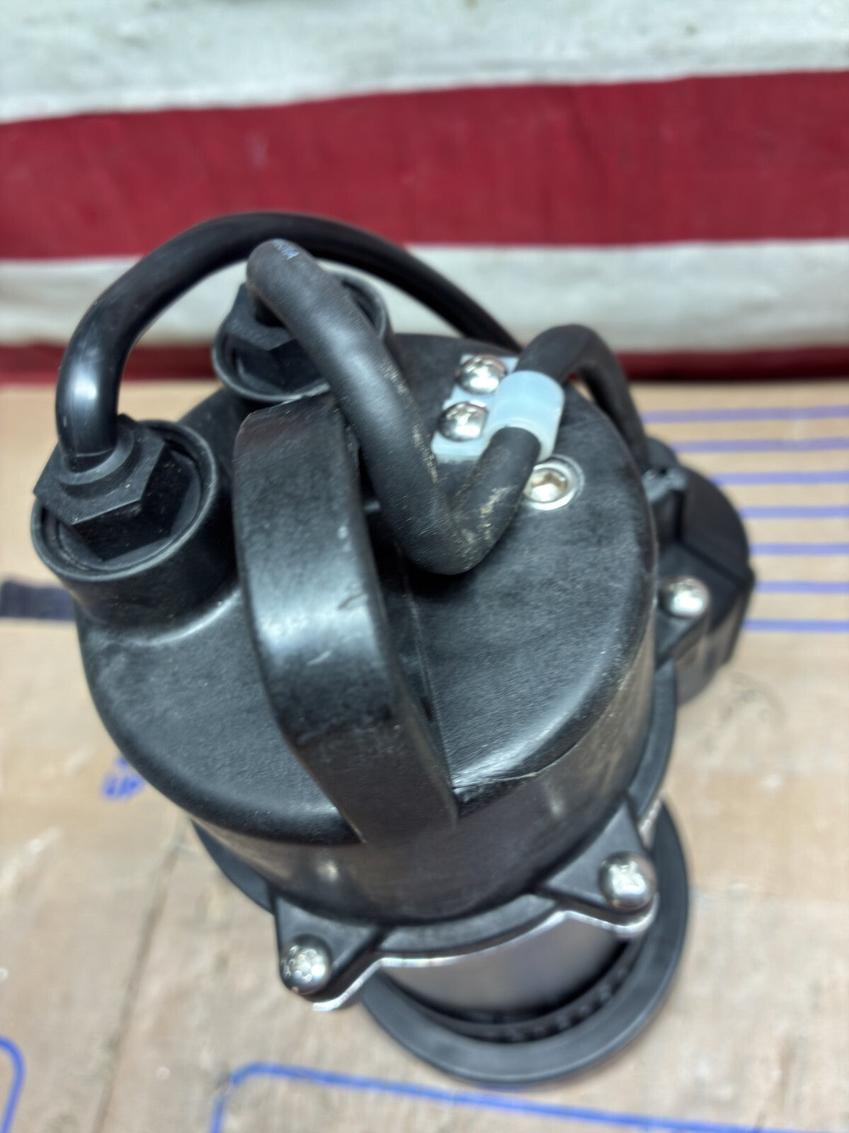 Everbilt 1/3 HP Corrosion Resistant Aluminum Sump Pump w/ Tether Float Switch OB