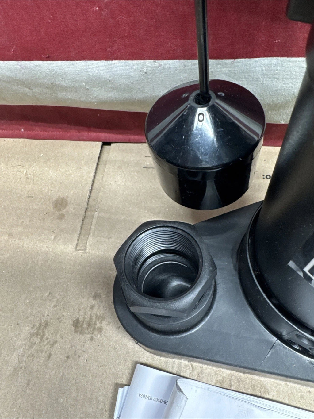 Everbilt HDSP25V 1/4 HP Aluminum Submersible Sump Pump Vertical Switch Open Box