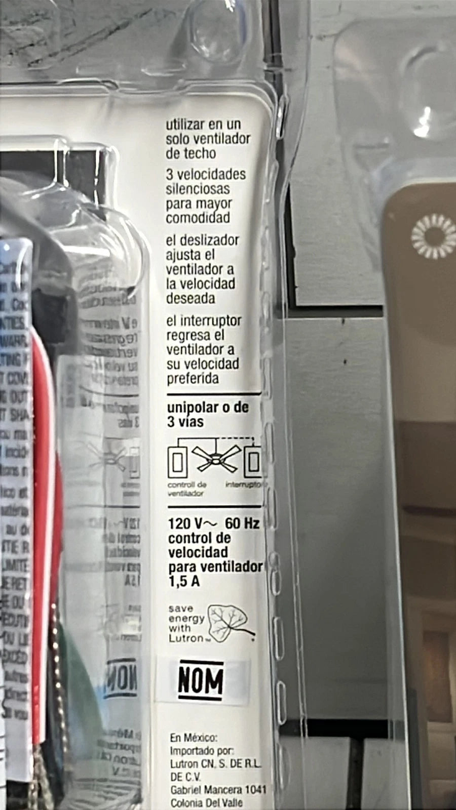 3PK Lutron Skylark CTFSQ-FH-WH 3-Speed Fan Control White P1 New