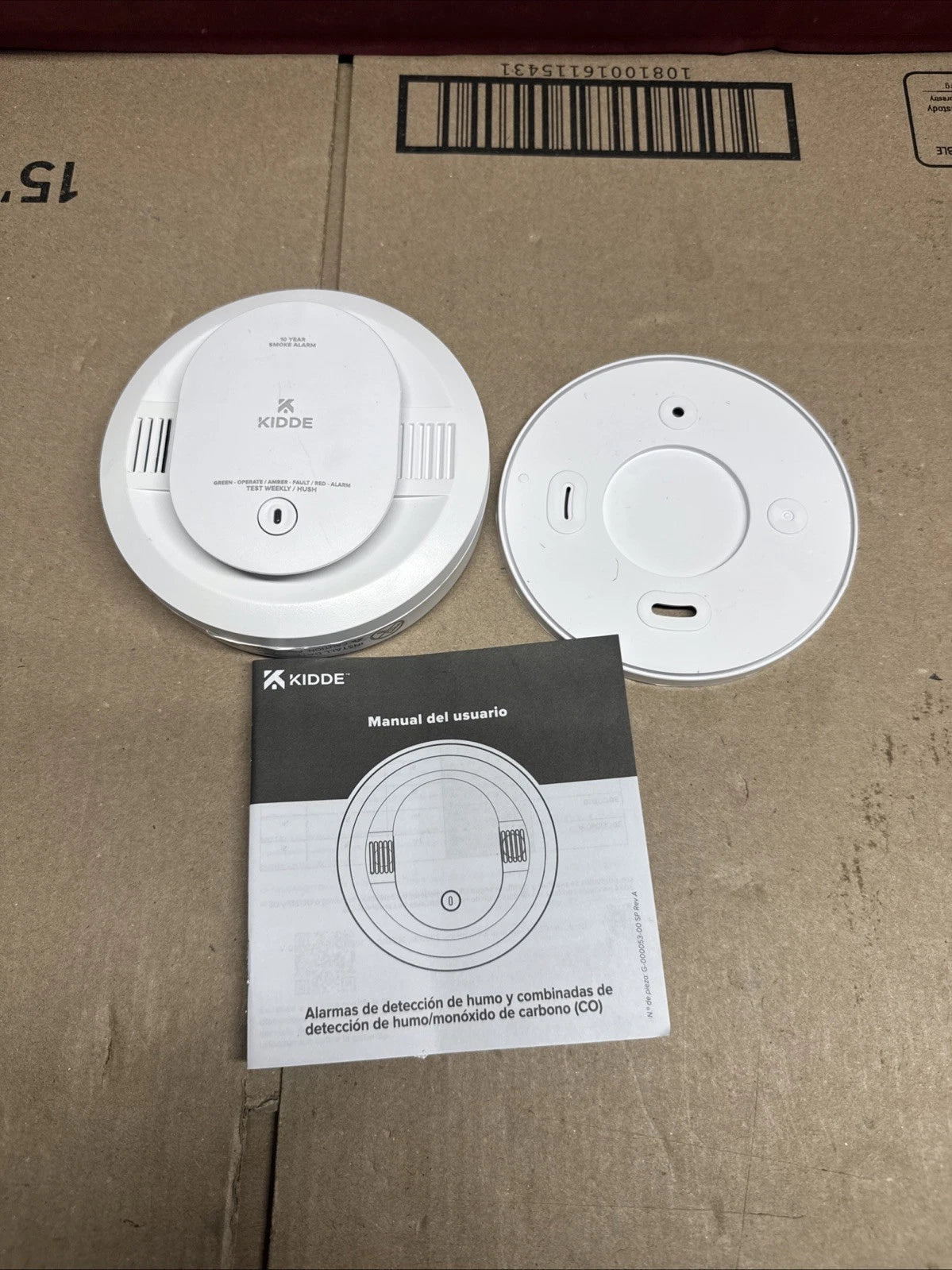 Kidde 20SD10 Hardwired Smoke Alarm 10 Year Battery Interconnectable