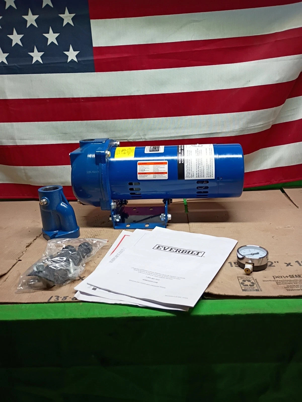 Everbilt 1 HP Professional Convertible Jet Pump NEW OPEN BOX