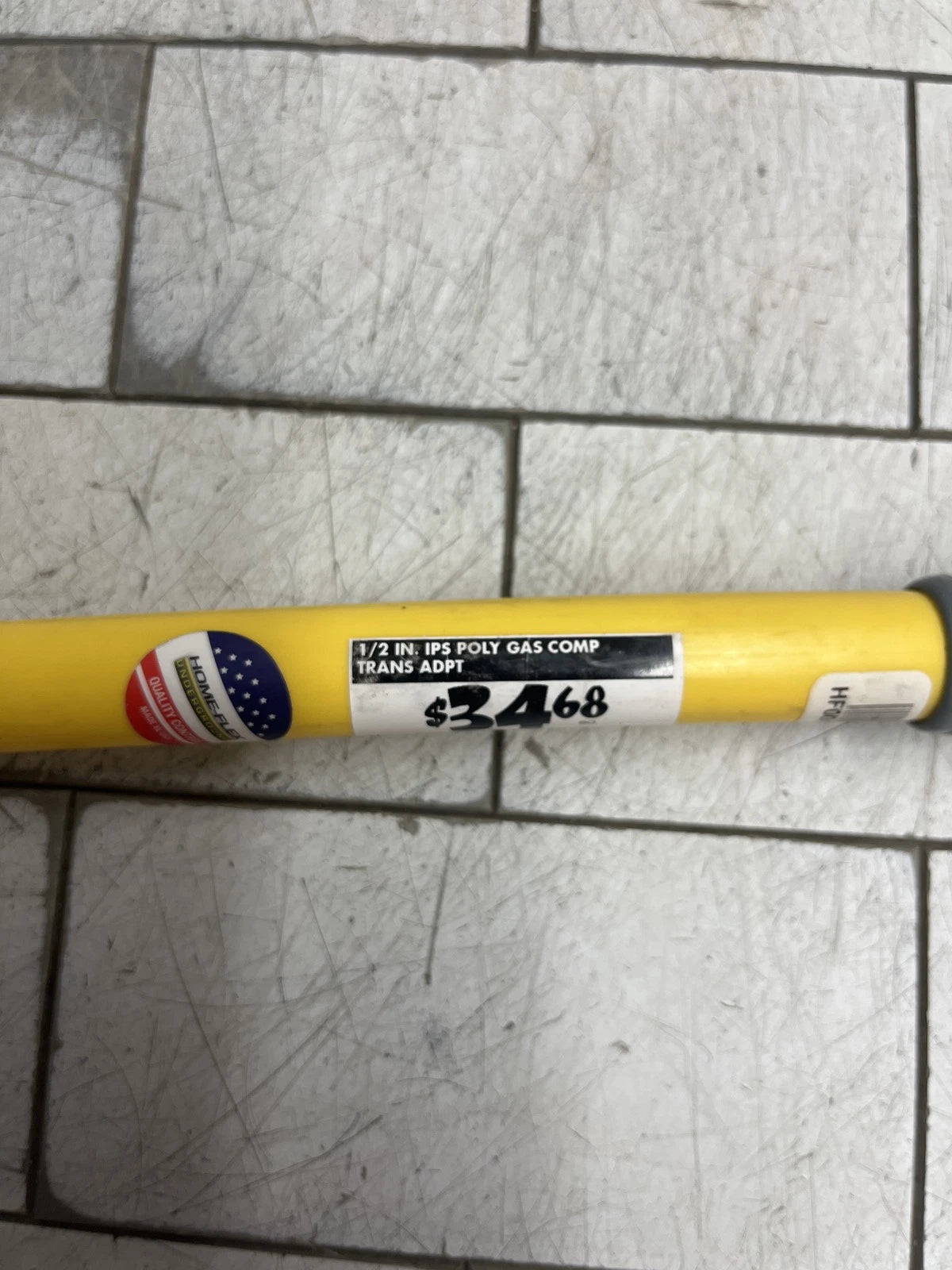 HOME-FLEX 18-445-005 1/2" IPS Poly X 1/2" MIP Underground Poly Gas Transition