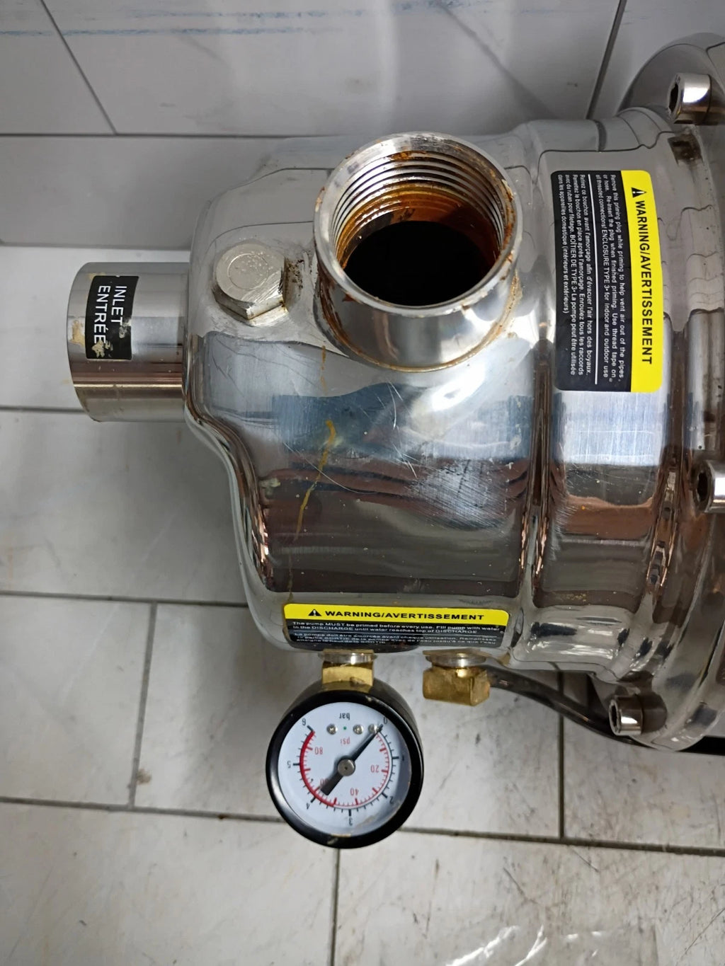 Mastercraft 3/4 HP Shallow Well Jet Pump Ships Fast Stainless Steel Parts Only