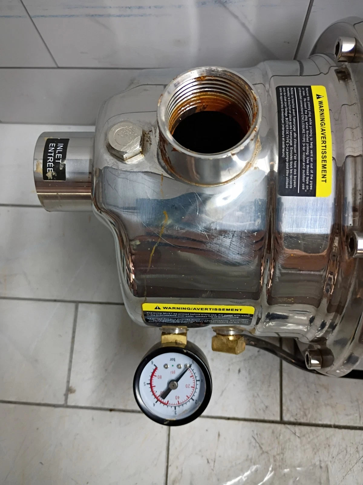 Mastercraft 3/4 HP Shallow Well Jet Pump Ships Fast Stainless Steel Parts Only