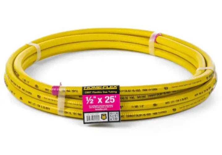 1/2 in. CSST x 25 ft. Corrugated Stainless Steel Tubing and 1/2 in. CSST....