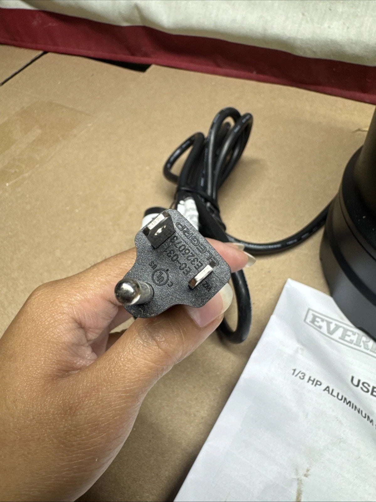 Everbilt 1/3 HP Submersible Aluminum Utility Pump Corrosion Resistant..