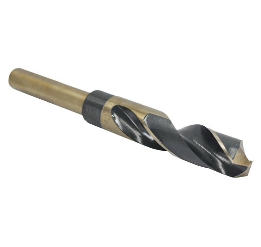 29/32" Reduced Shank High Speed Steel Black & Gold Contractor Drill Bit with ...
