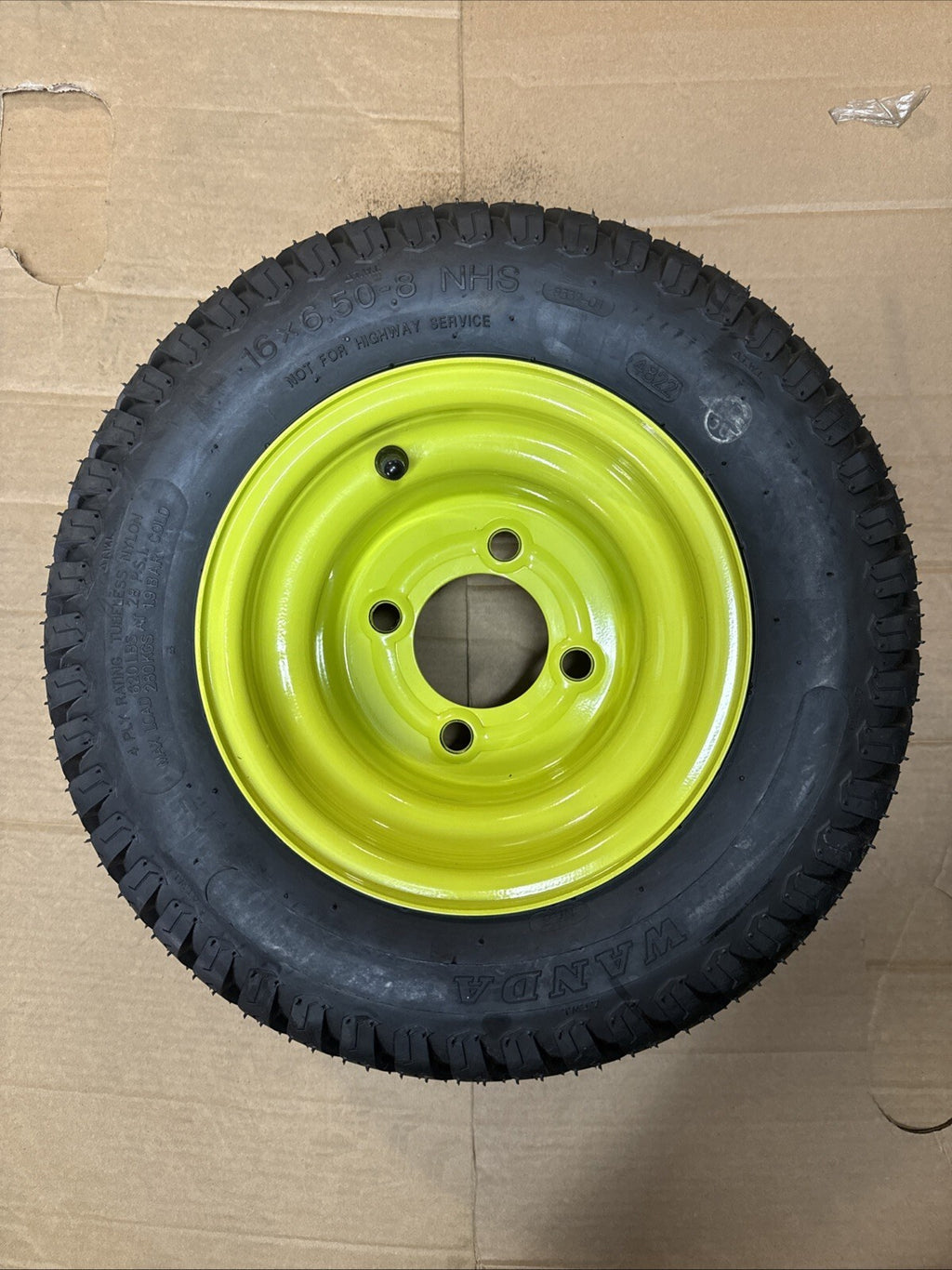 Rear Wheel And Tire For Ryobi Z30Li 80V  Zero Turn Lawn Mower