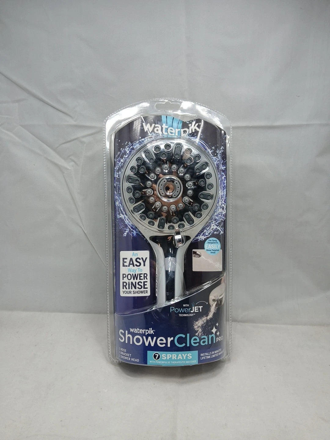 7-Spray Patterns w/ 1.8 GPM 4.75" Wall Mount Adjust Handheld Shower Head, Chrome