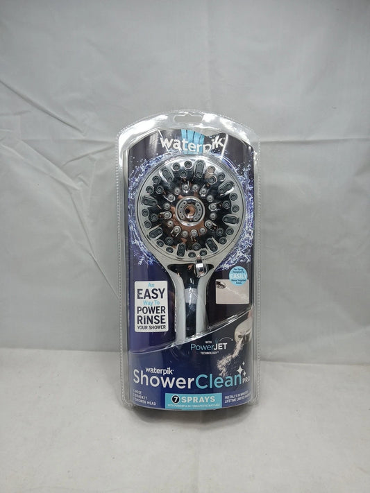 7-Spray Patterns w/ 1.8 GPM 4.75" Wall Mount Adjust Handheld Shower Head, Chrome